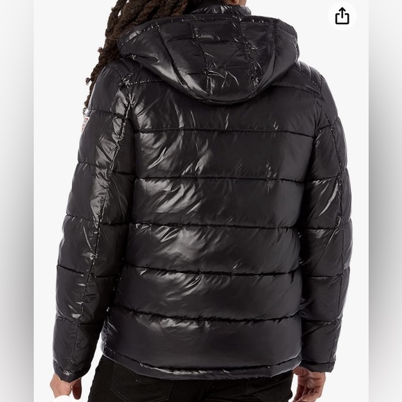 GUESS Men’s mid-weight puffer jacket - Picture 2 of 8